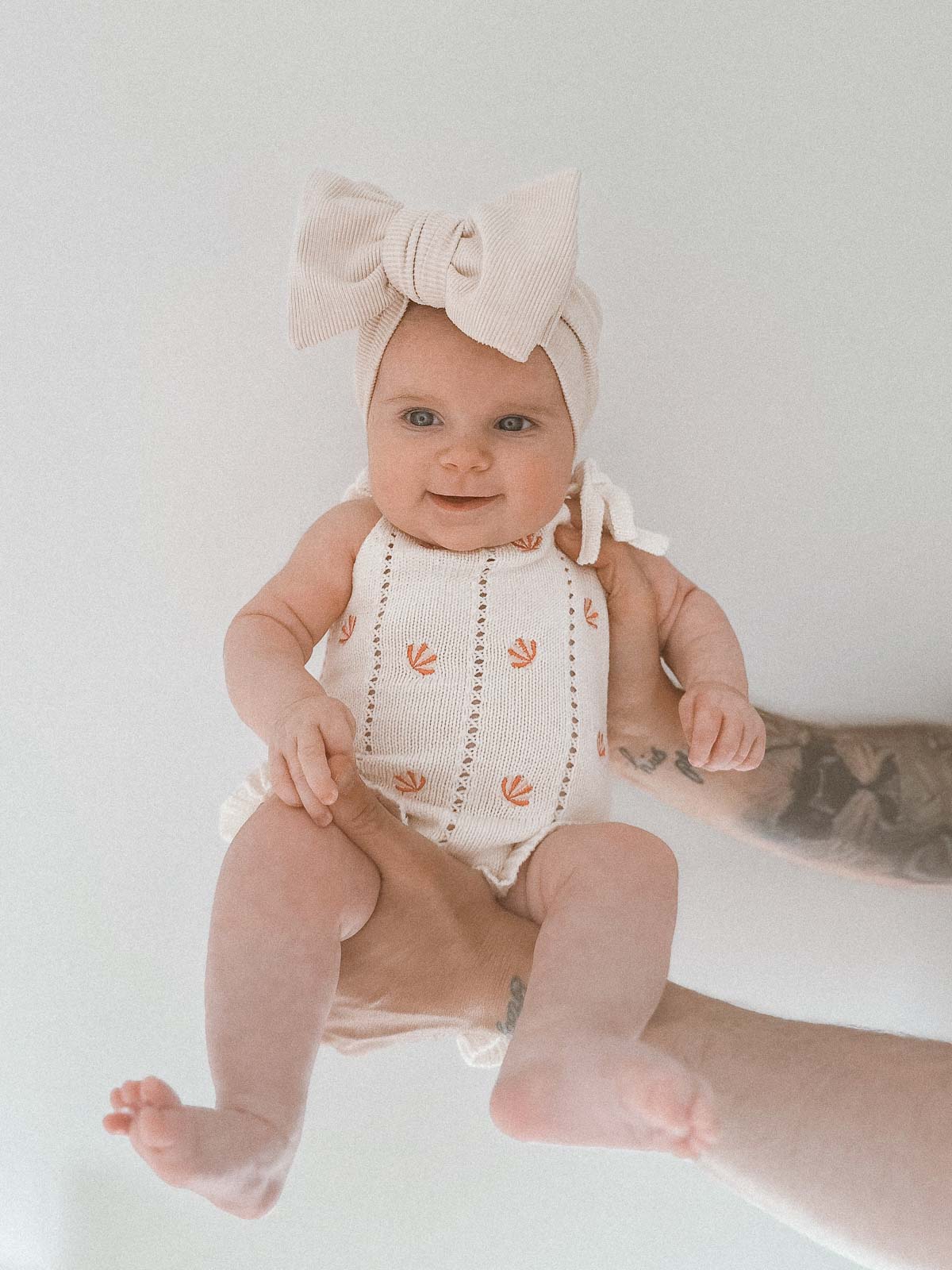 Shelly Frill Cotton Romper