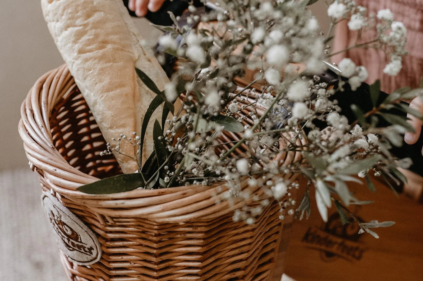 Wicker Bike Basket