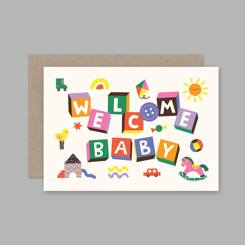 Card | Welcome Baby Buttons