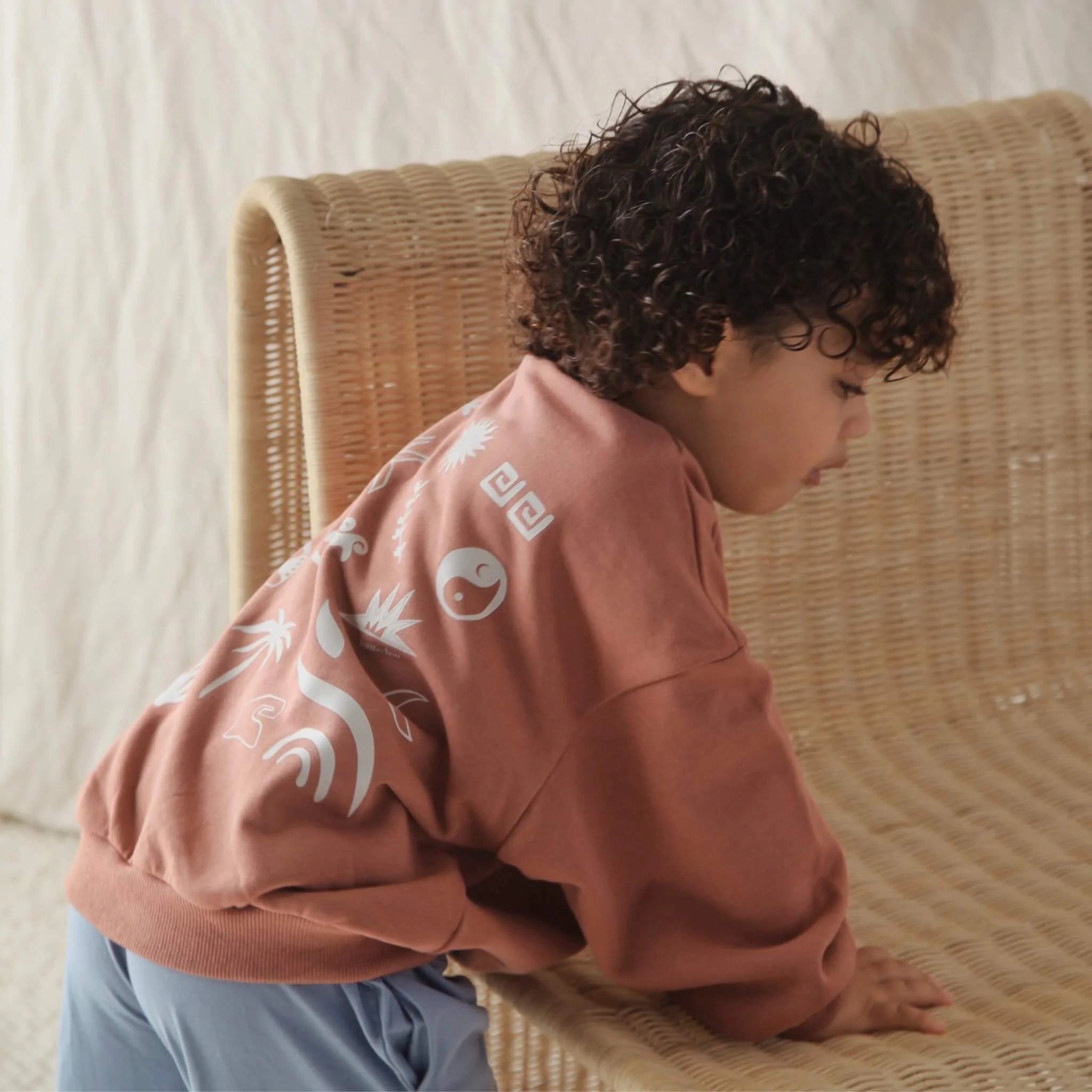 Organic Cotton Beachcomber Jumper | Clay
