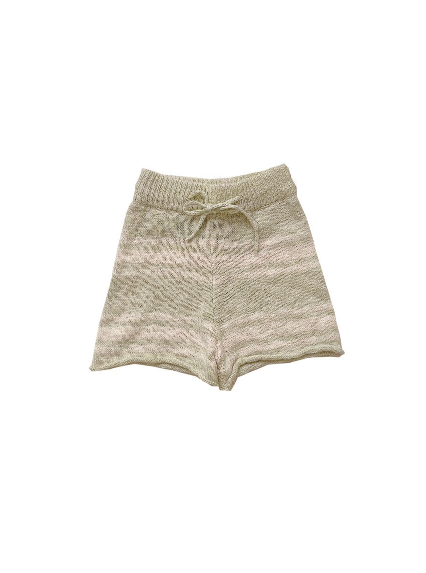 Kori Slub Cotton Shorts | Honeydew