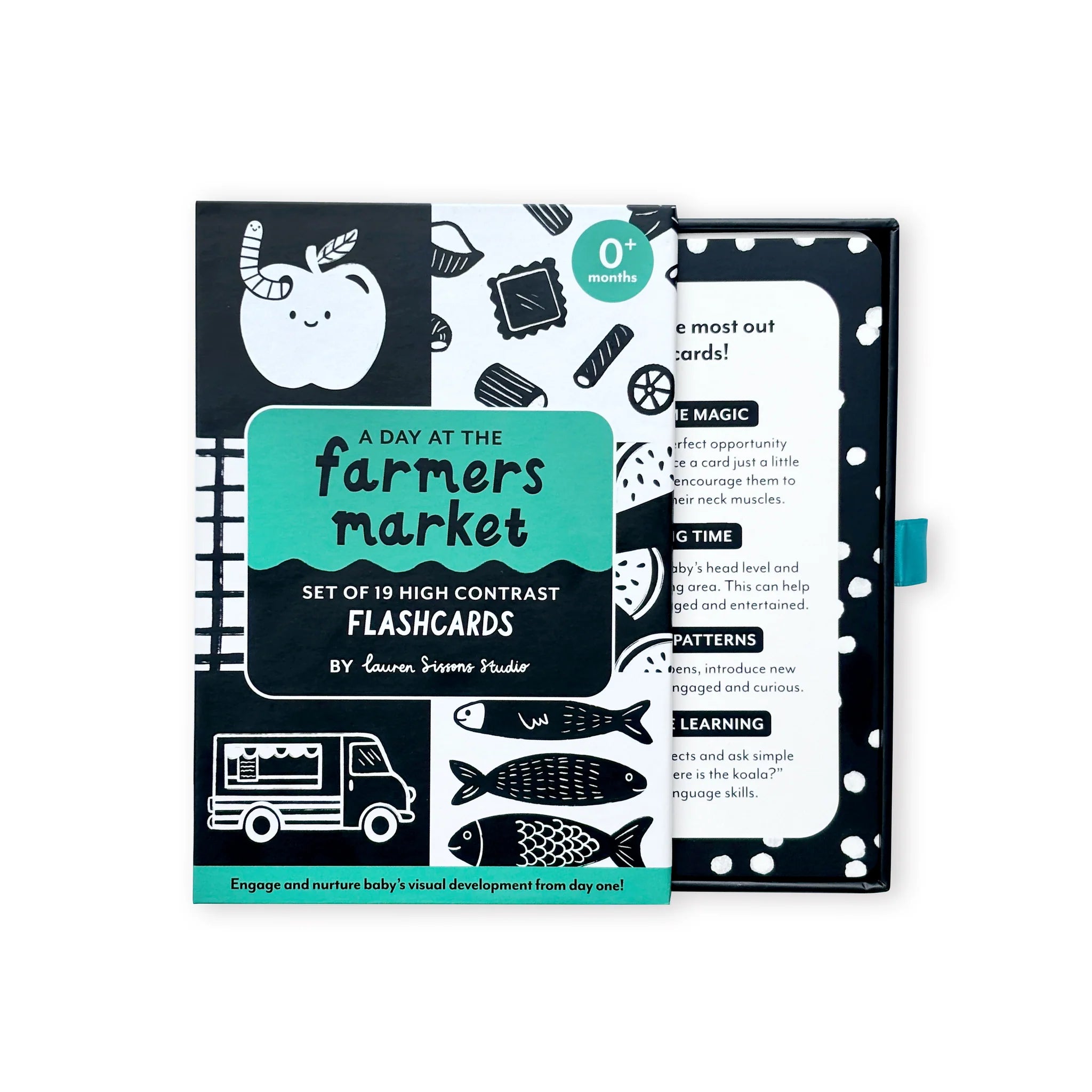 Illustrated Flash Cards | Baby High Contrast