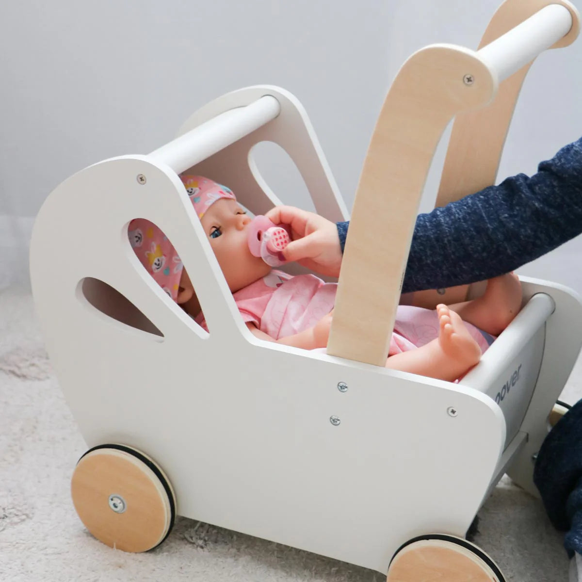Essential Dolls Pram | Off White