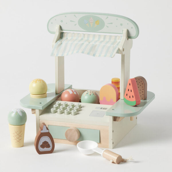 Wooden Ice Cream Stand