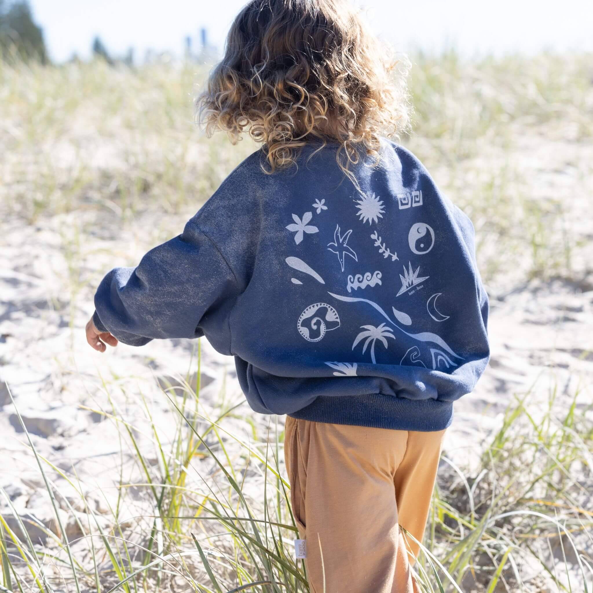 Organic Cotton Beachcomber Jumper | Navy