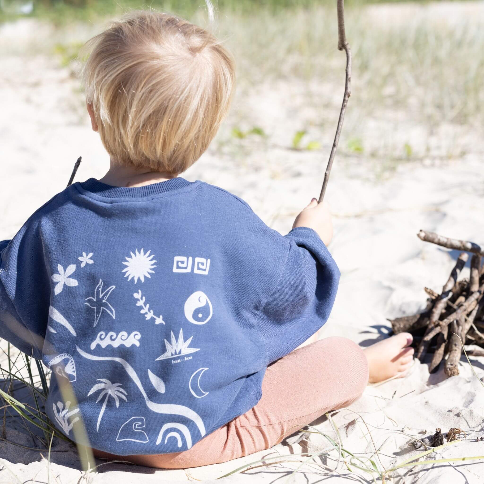 Organic Cotton Beachcomber Jumper | Navy