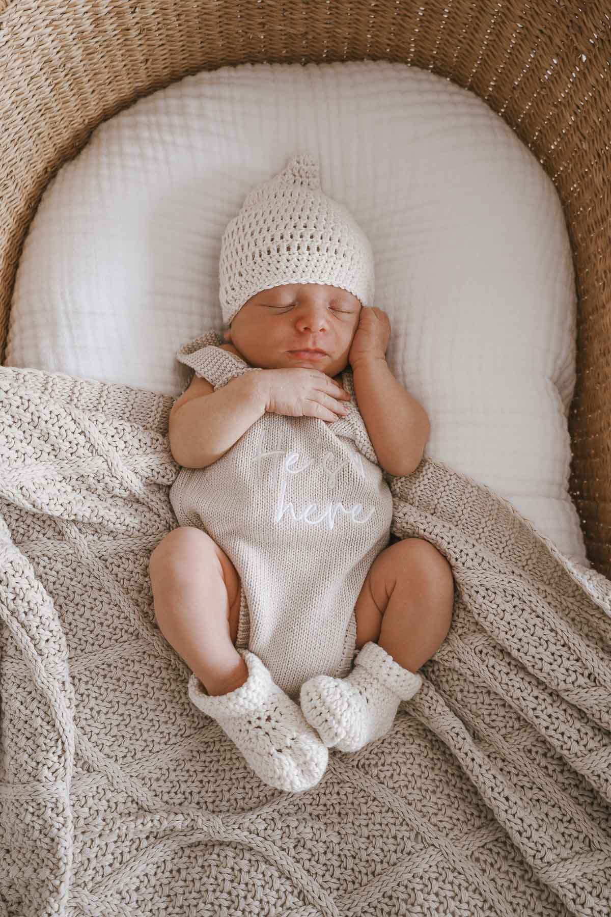 Keepsake Hand Crochet NB Booties