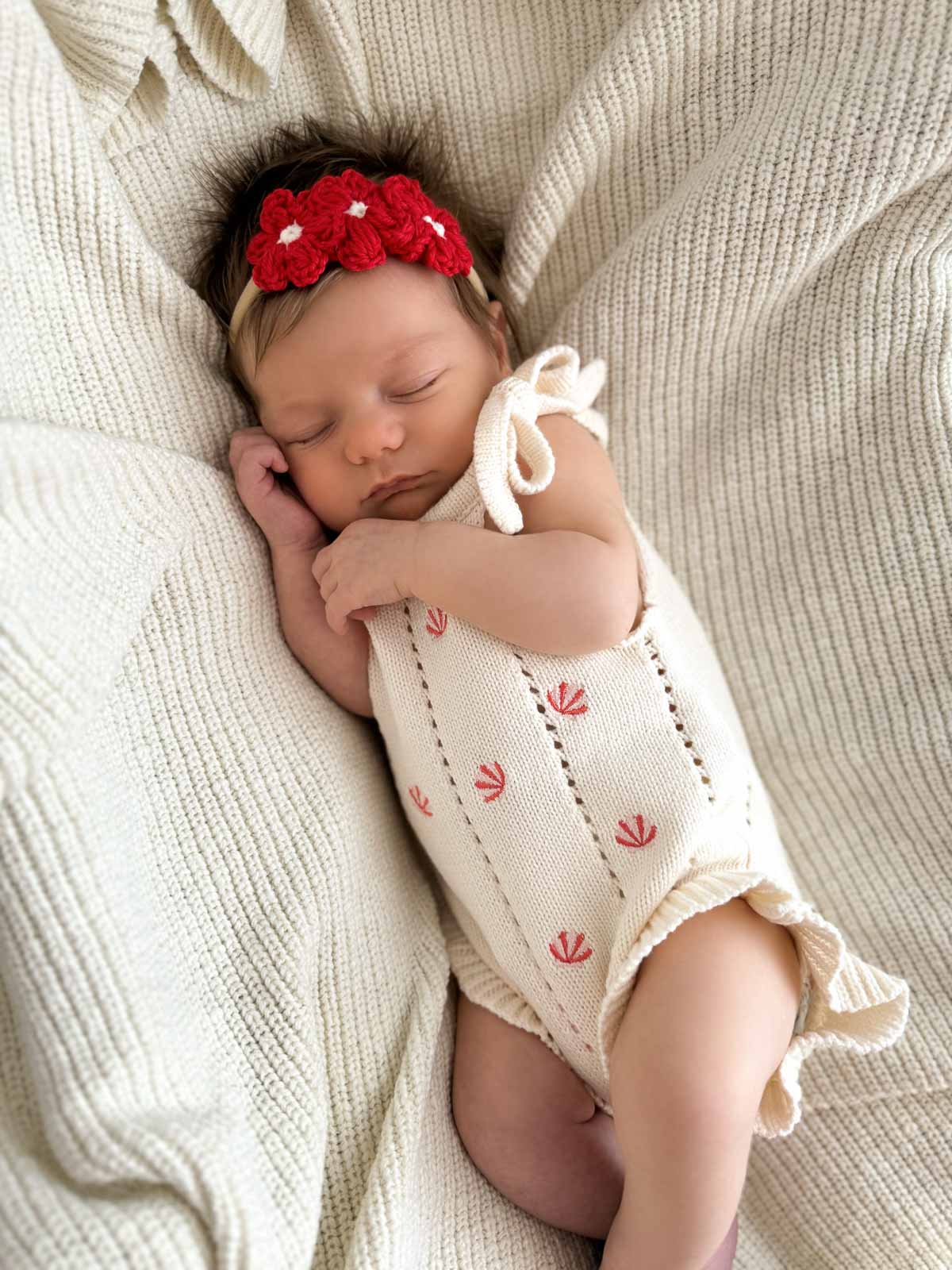 Shelly Frill Cotton Romper
