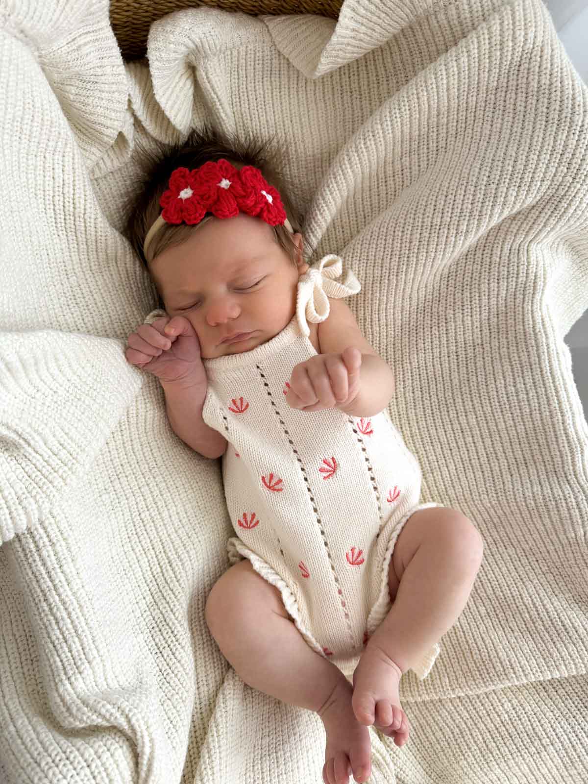 Shelly Frill Cotton Romper