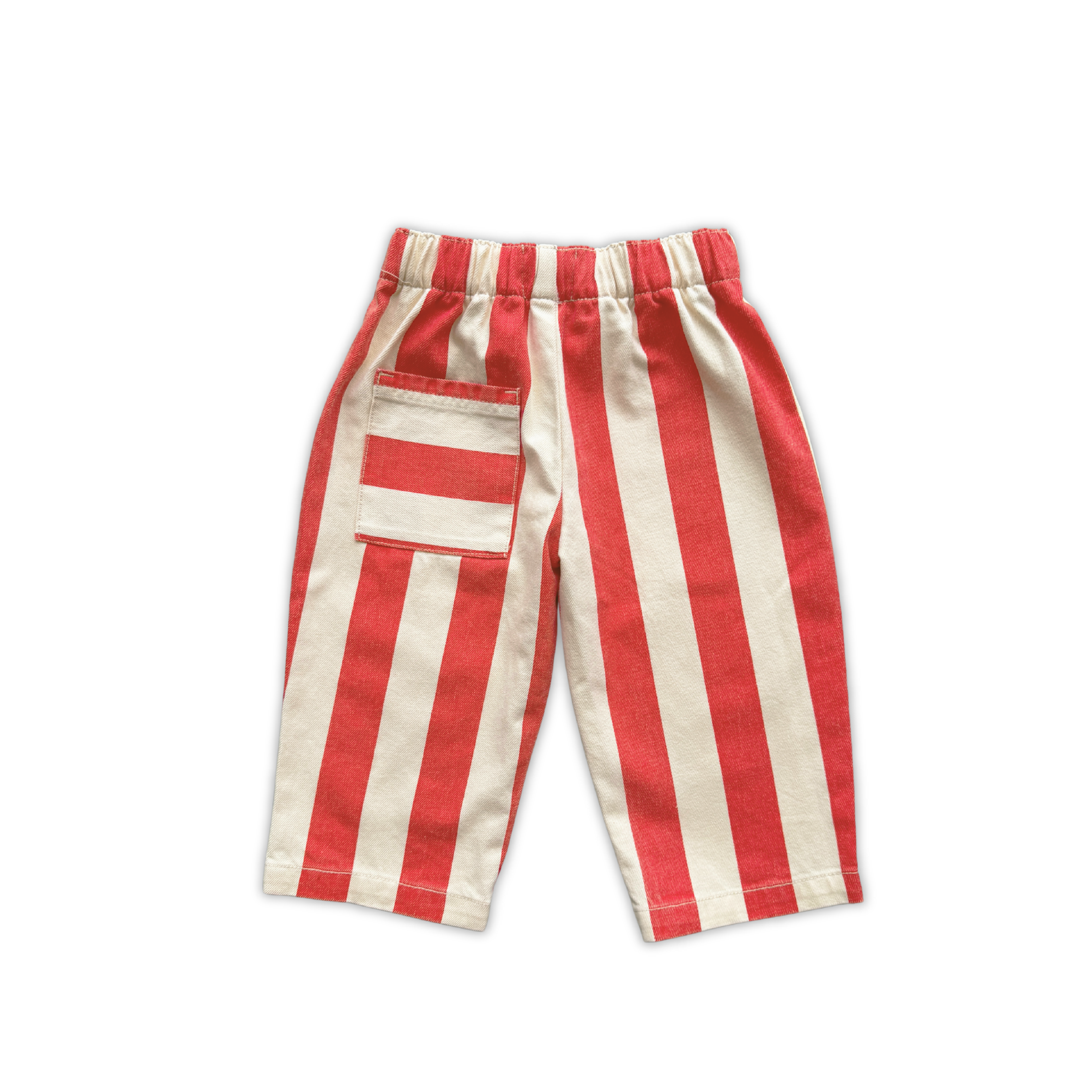 Organic Everyday Stripe Pant - Sauce