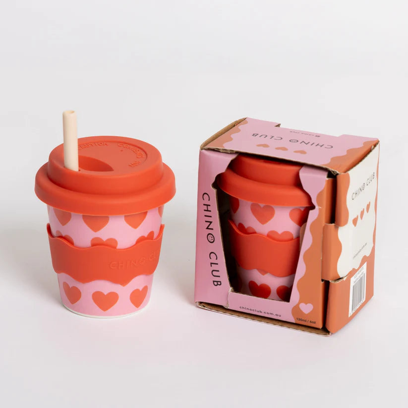 Reusable Baby Chino Cup l Hearts