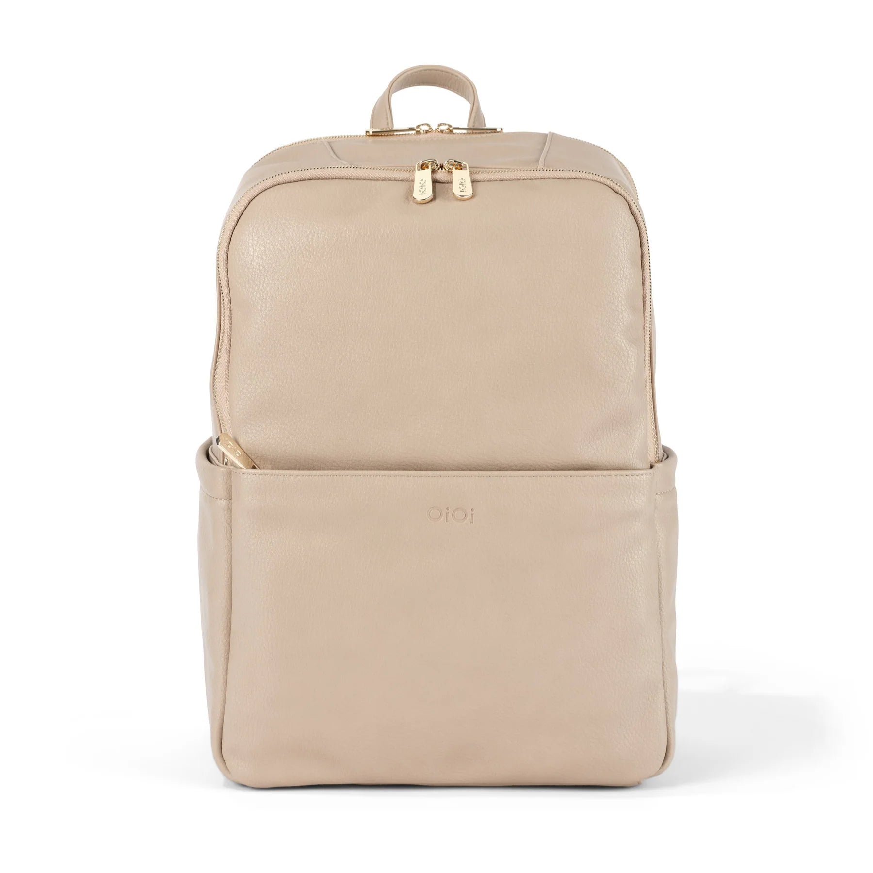 Multitasker Nappy Backpack | Oat Vegan Leather