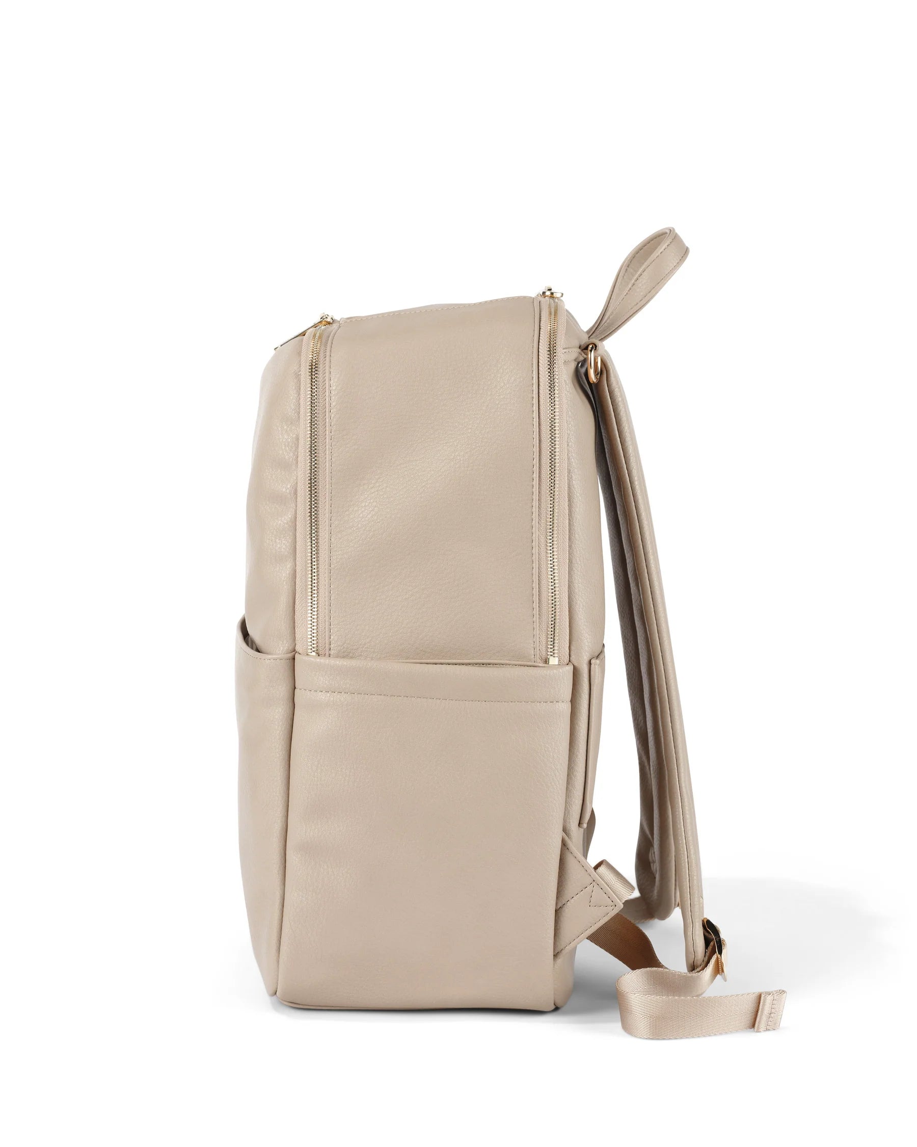 Multitasker Nappy Backpack | Oat Vegan Leather