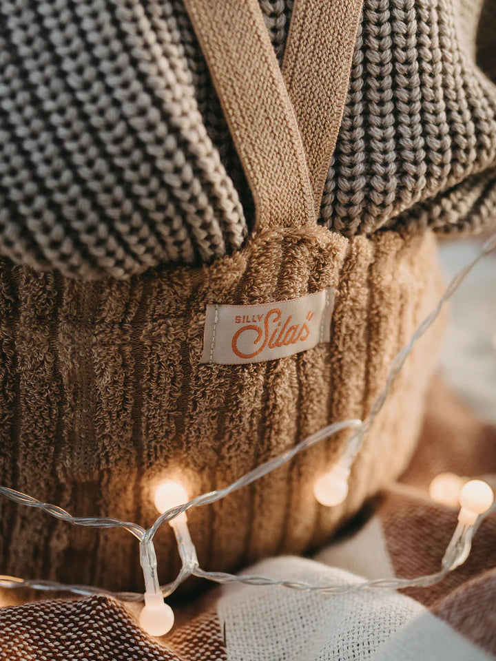 Granny Teddy Footless Tights | Light Brown | NEW