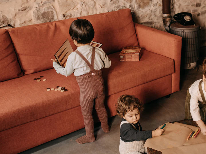 Granny Teddy Footed Tights | Granola | NEW