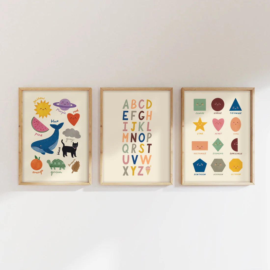 Art Print | Shapes Educational