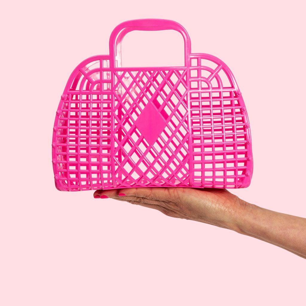 Sun Jellies Retro Basket | Assorted Colours | Small