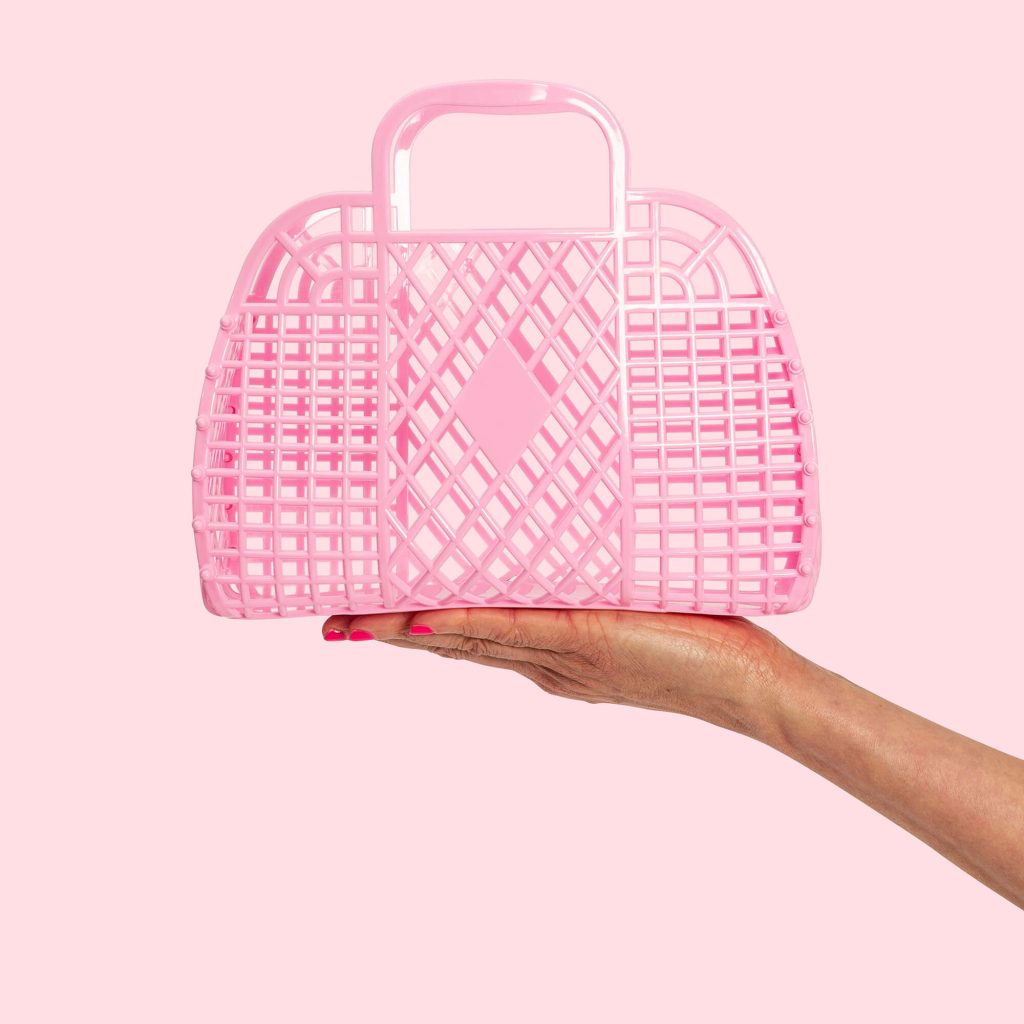 Sun Jellies Retro Basket | Assorted Colours | Small