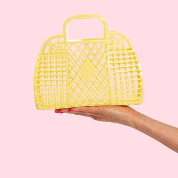Sun Jellies Retro Basket | Assorted Colours | Small