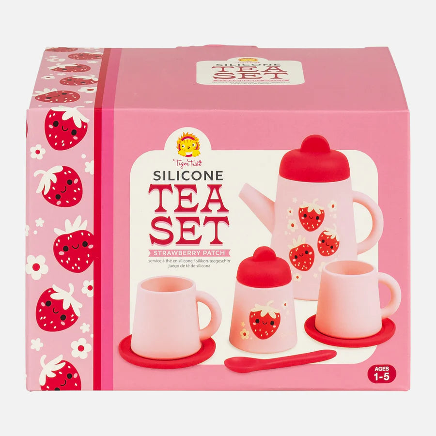 Silicone Tea Set | Strawberry Patch