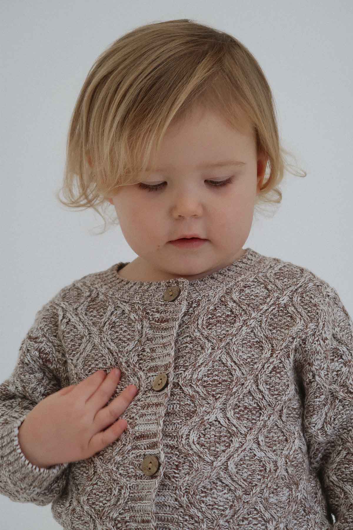 Alex Knit Cardigan | Truffle