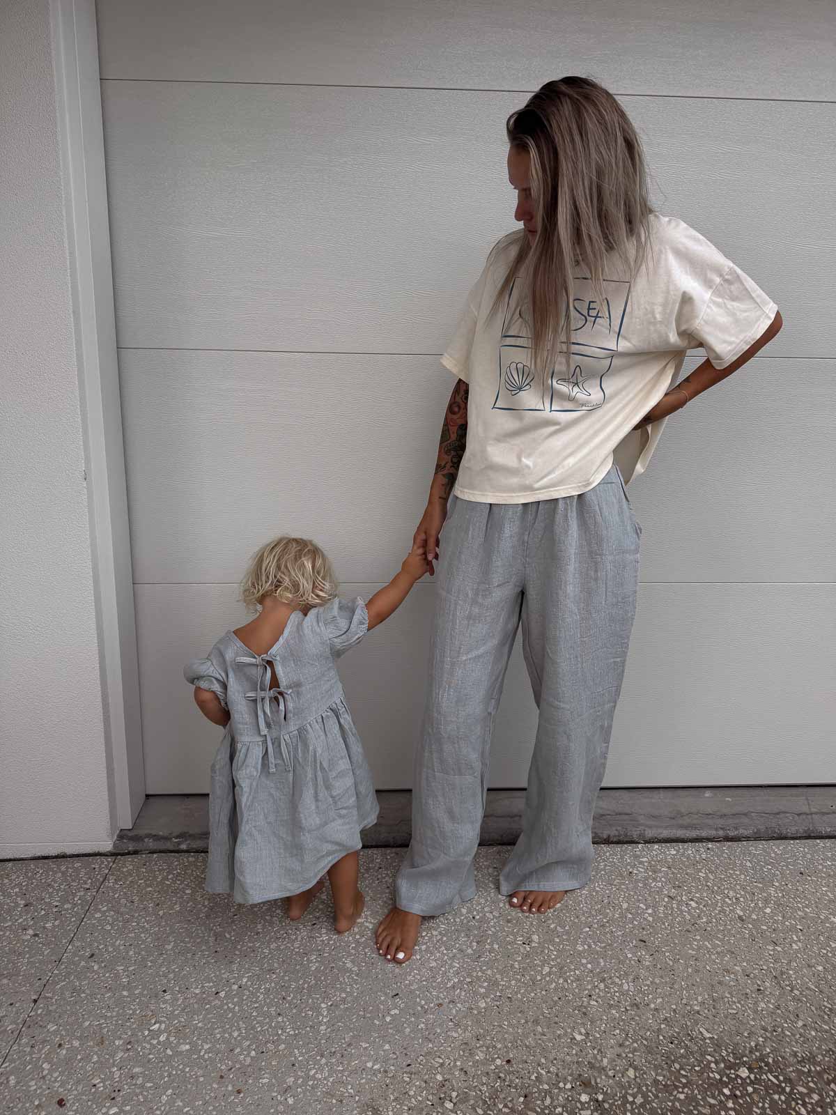 Bobbie| Women's Pants | Seafoam Blue Check