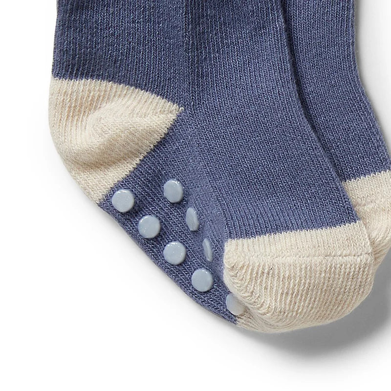 Organic 3 pack Socks | Rain Drop