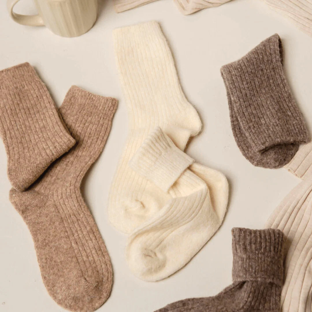 The Comfiest Socks | Cream