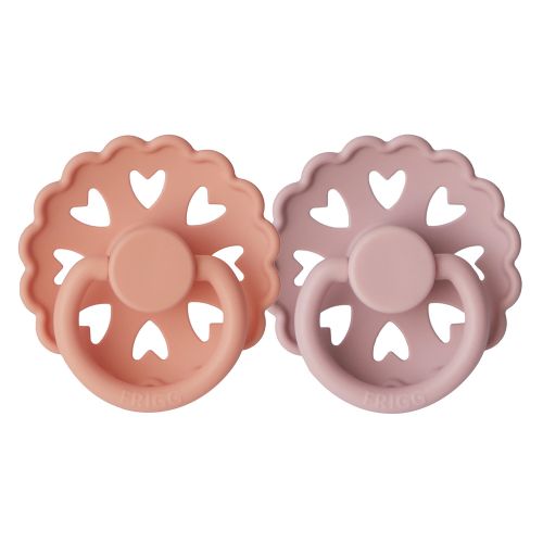 Fairytale 2pk Pacifiers | Latex  | Peach/Primrose