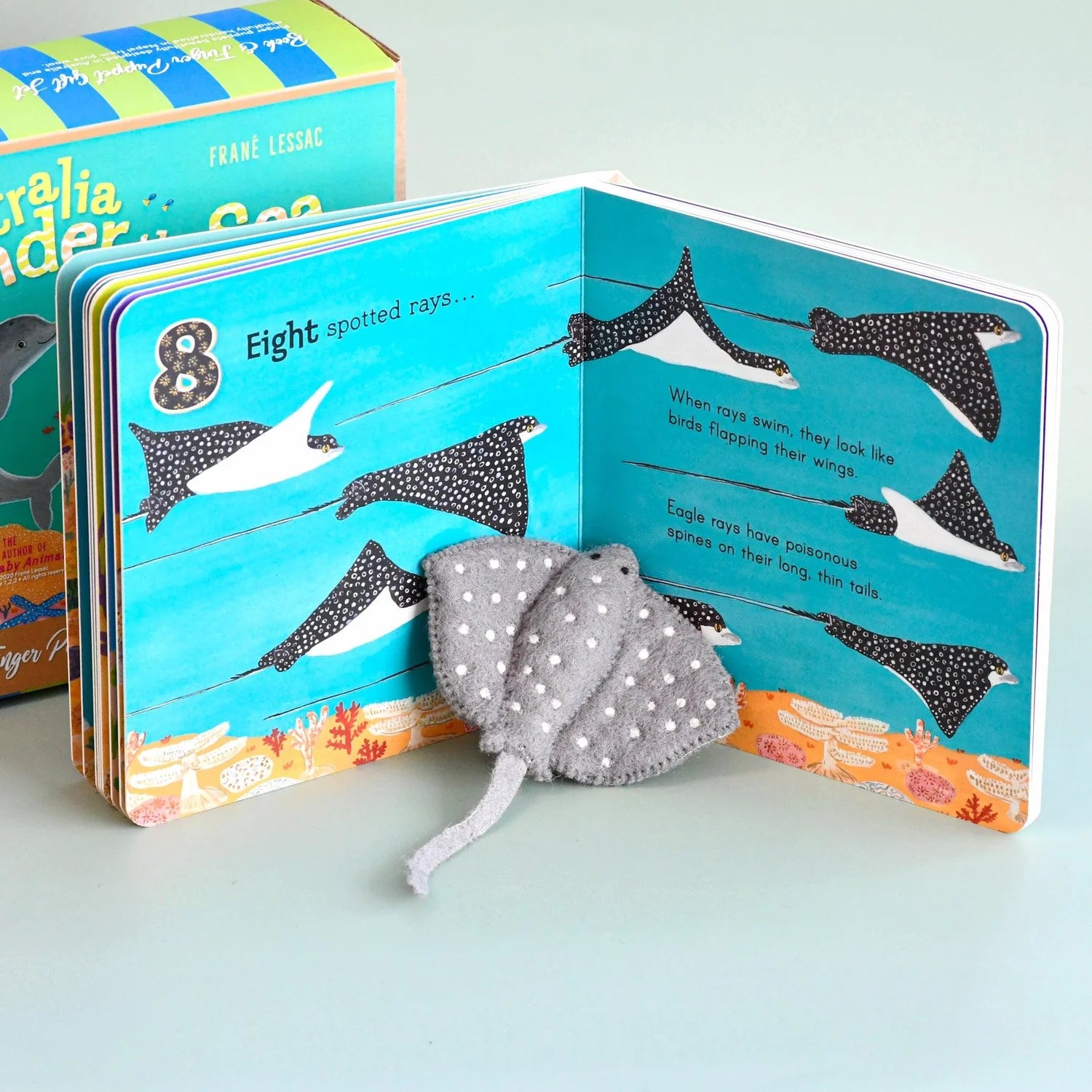 Book & Felt Finger Puppets | Under the Sea, 1,2,3