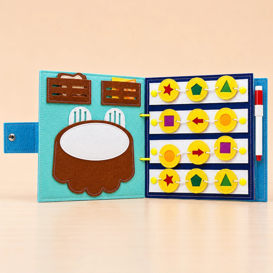 Felt Busy Book | School Time