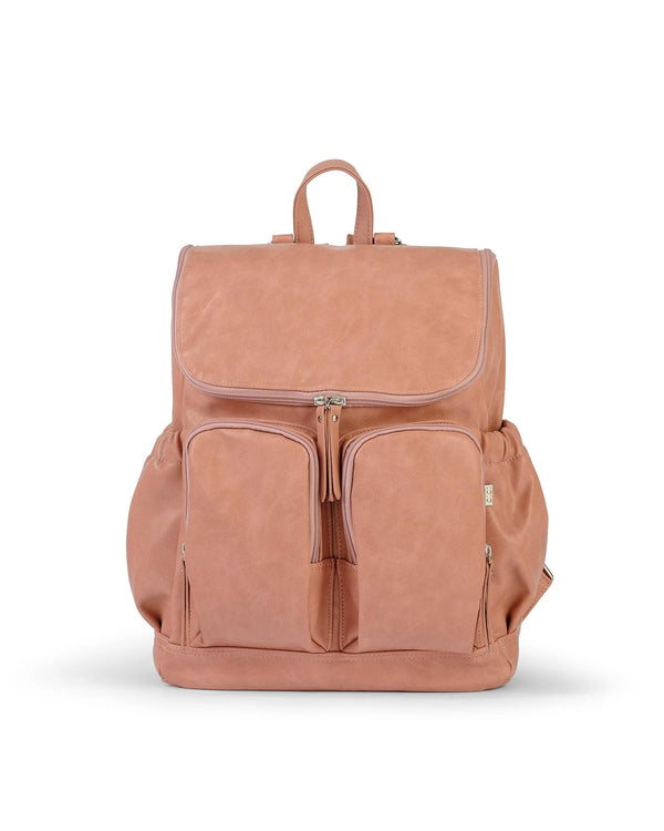 Nappy Backpack l Dusty Rose Faux Leather