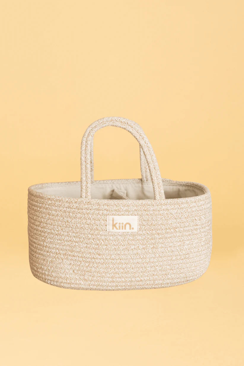 Cotton Rope Nappy Organiser Caddy
