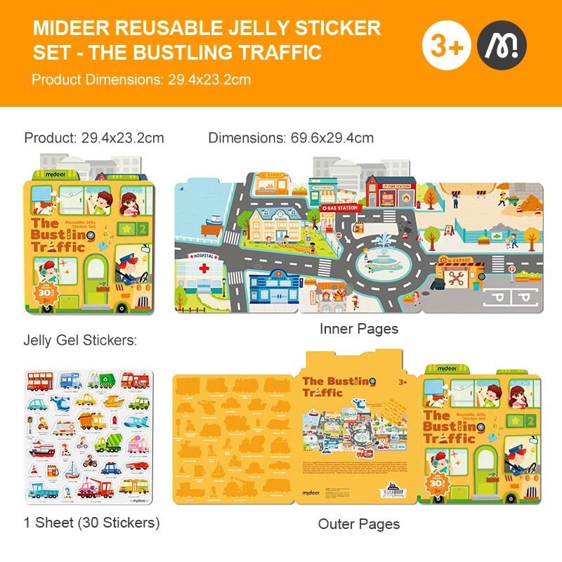 Jelly sticker | The Bustling Traffic