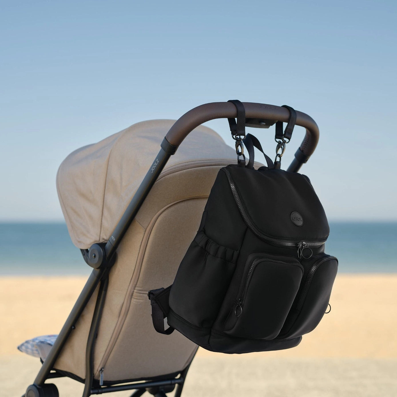 Nappy Backpack l Black Neoprene