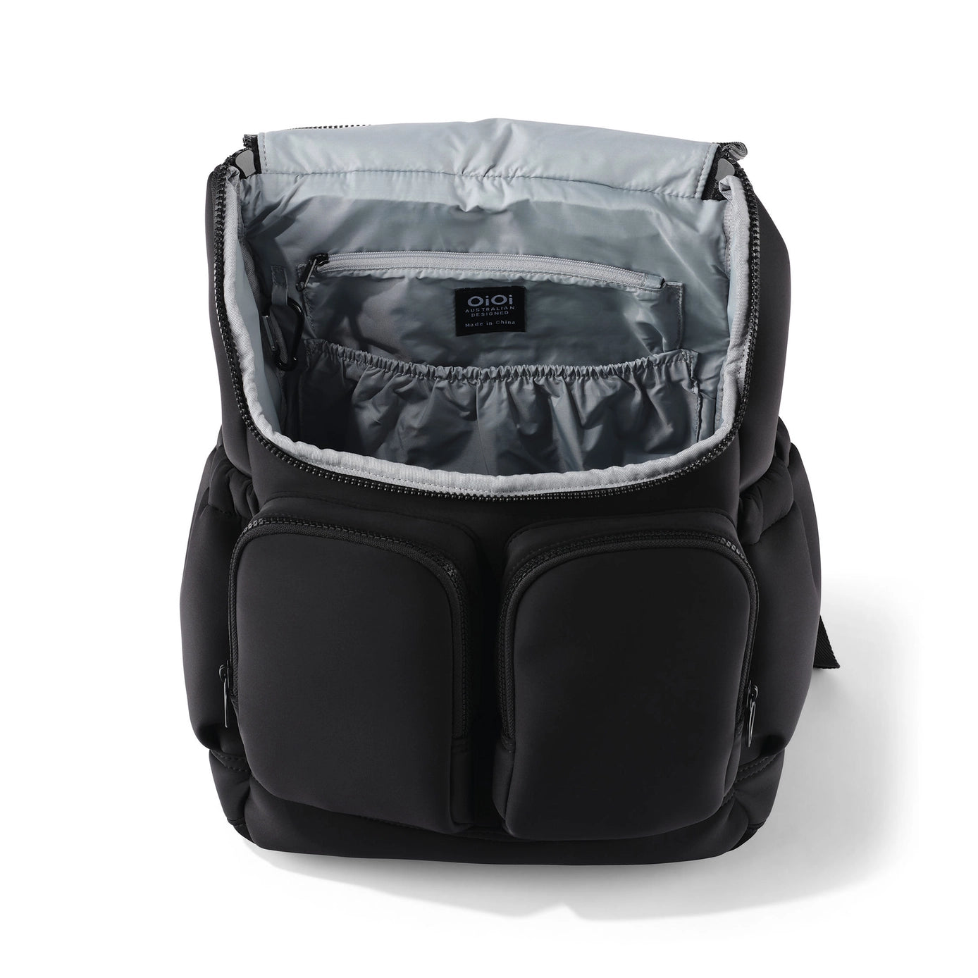 Nappy Backpack l Black Neoprene
