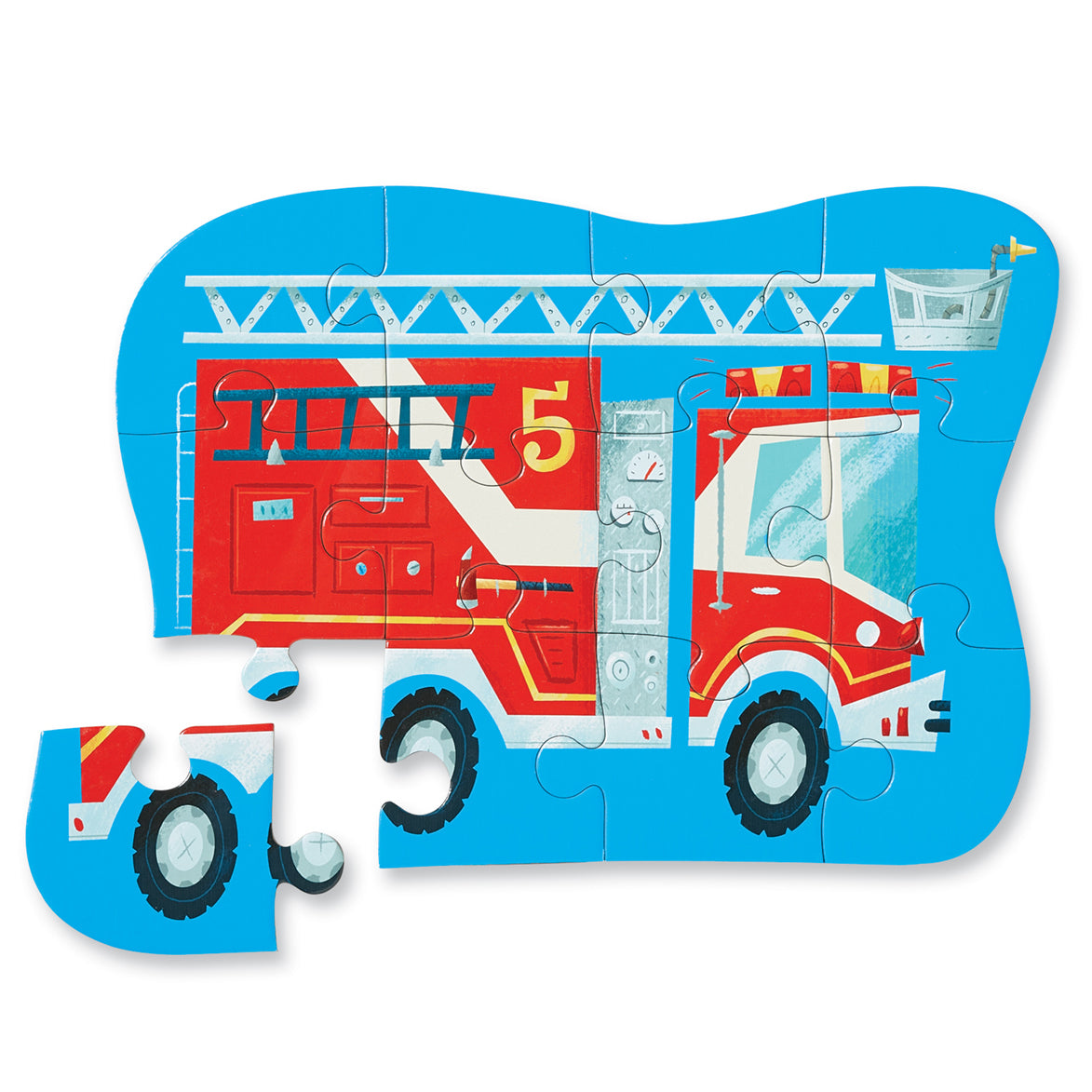Mini Puzzle 12 pc | Fire Truck