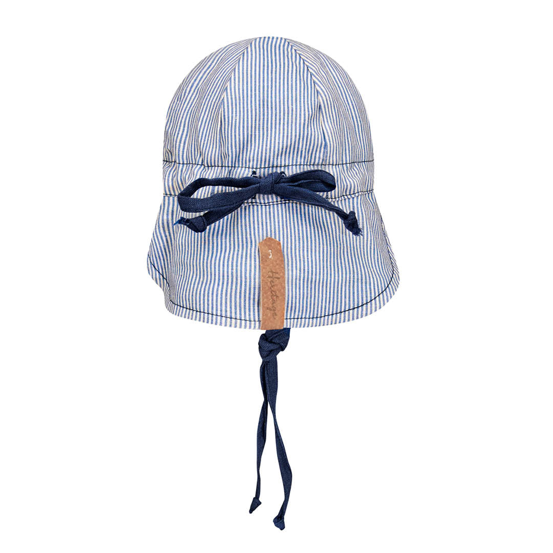 Lounger Baby Flap Sun Hat | Charlie / Indigo