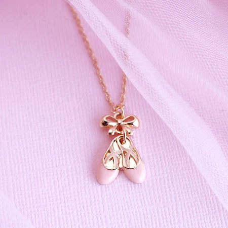 Kids Necklace | Ballet Slippers