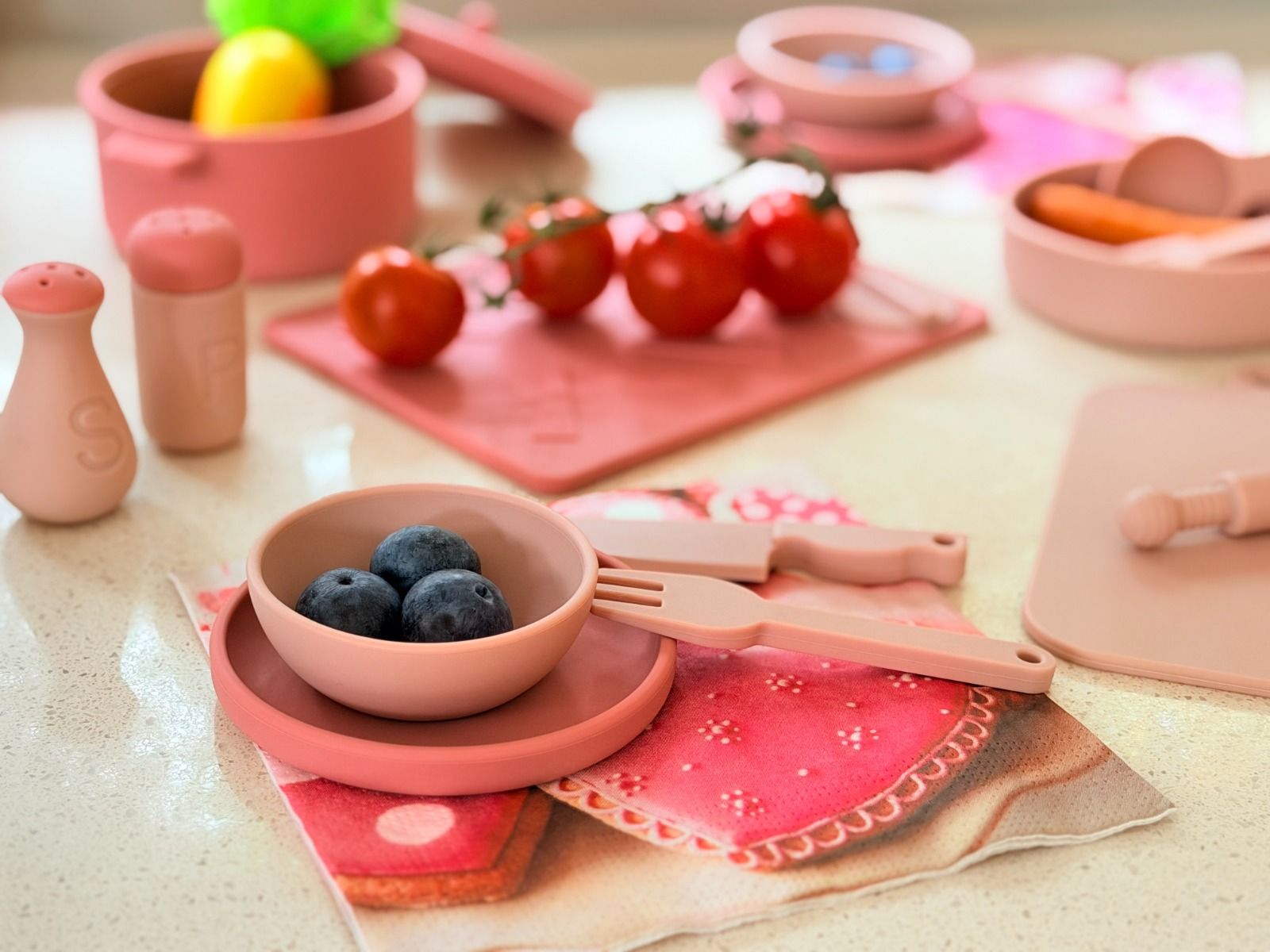 Silicone Cookware Set | Pink