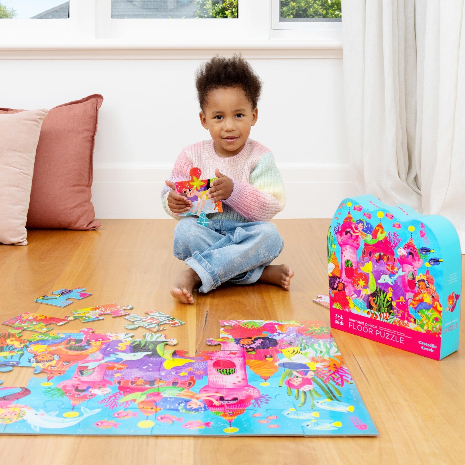 Classic Floor Puzzle 36 pc | Mermaid Palace