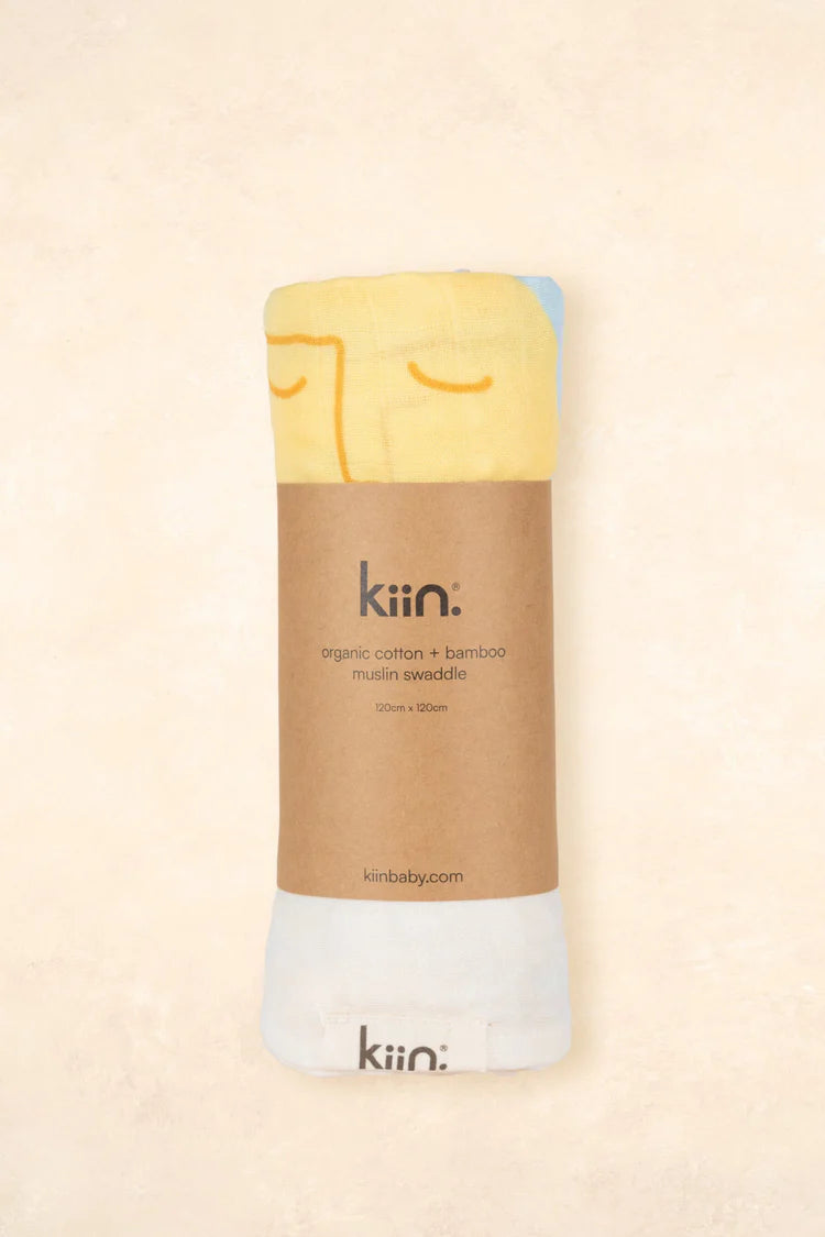 Organic Muslin Swaddle | Sunny Day