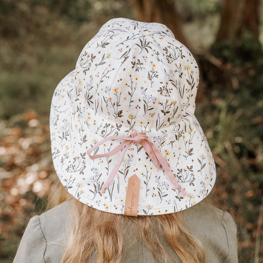 Wanderer Panelled Bucket Sun Hat | Provence / Rosa