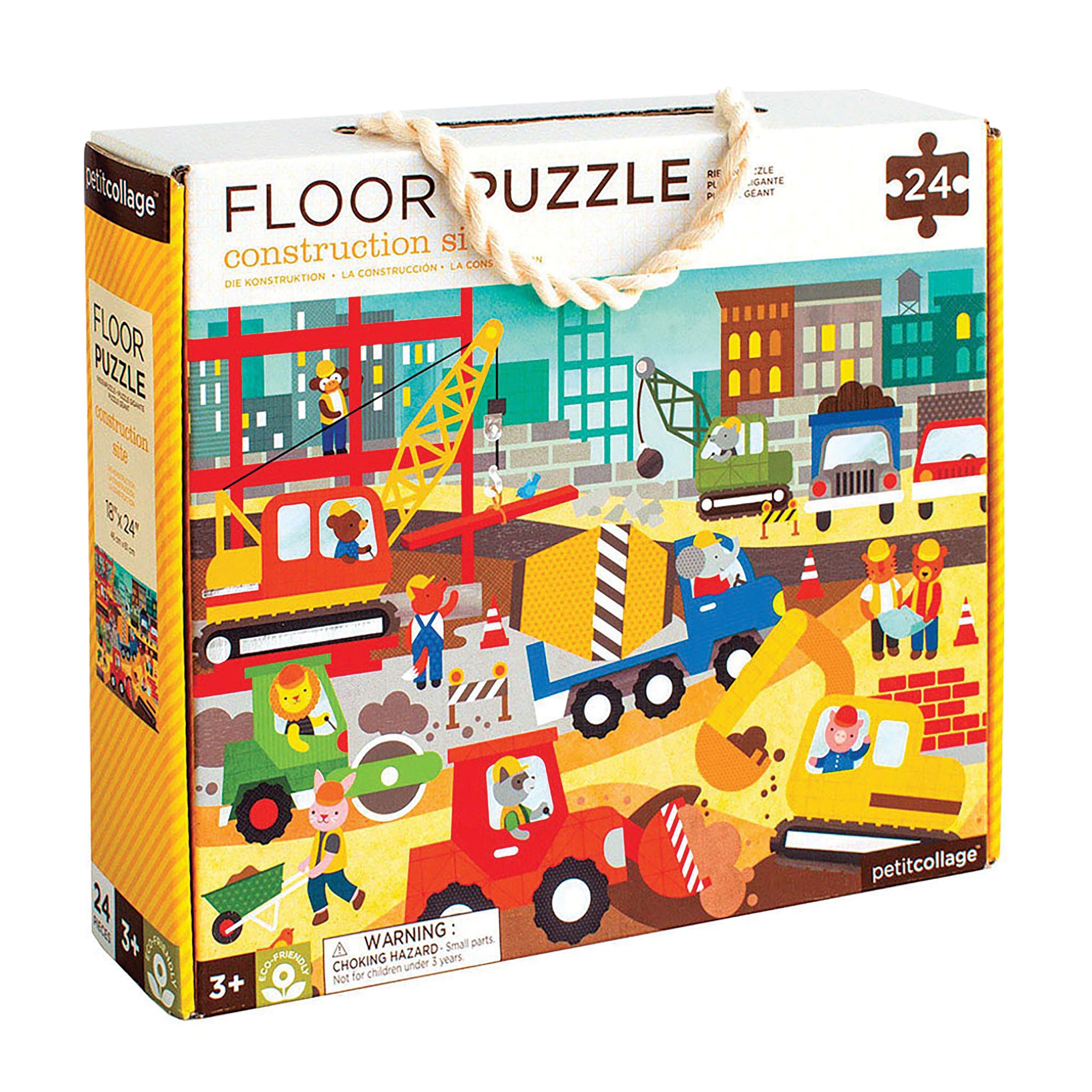 24pc Floor Puzzle | Construction Site