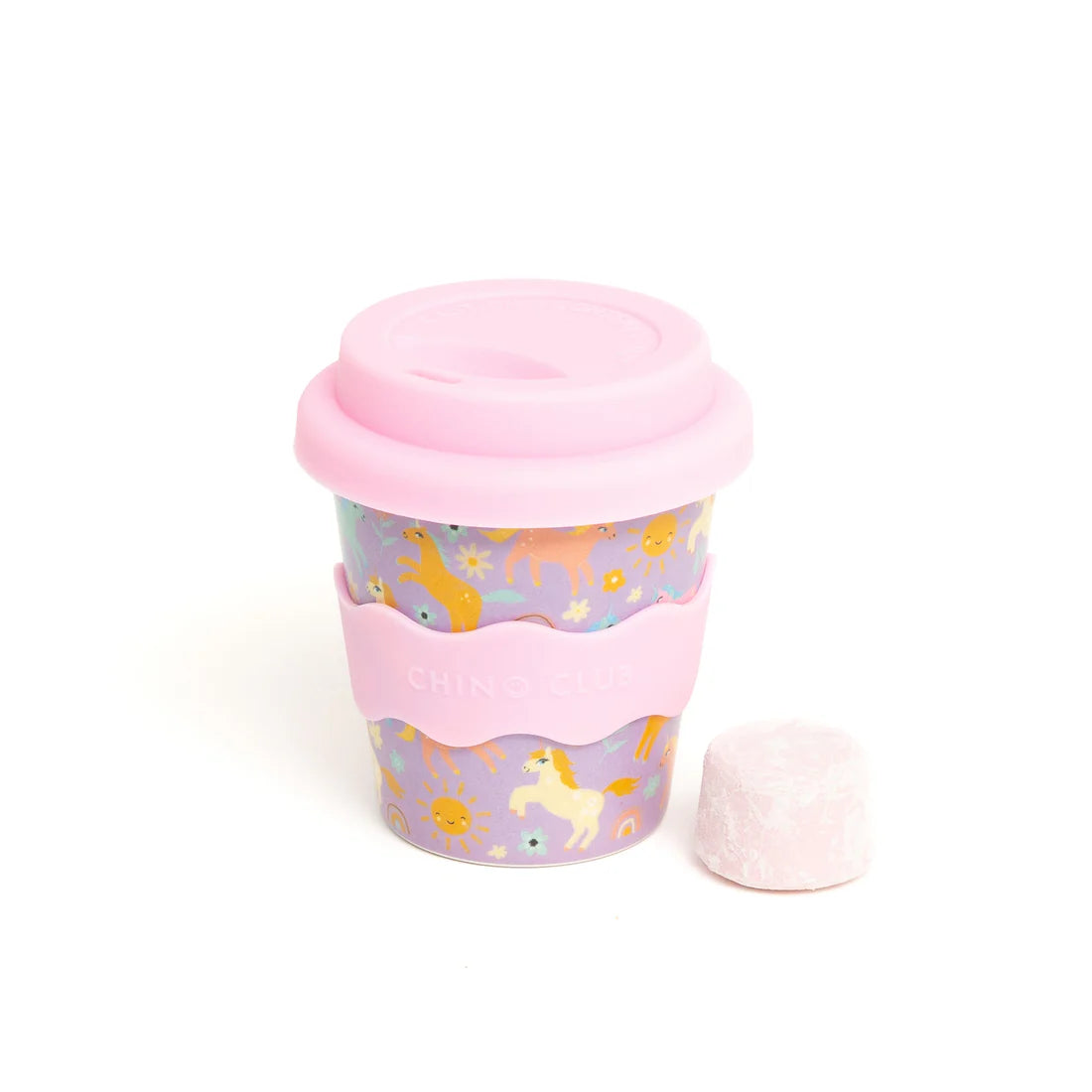 Reusable Baby Chino Cup l Purple Unicorn
