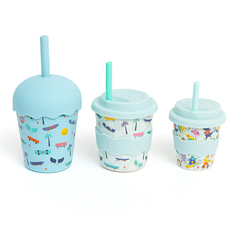 Reuseable Kids Keep Cup 8oz | Skateboard