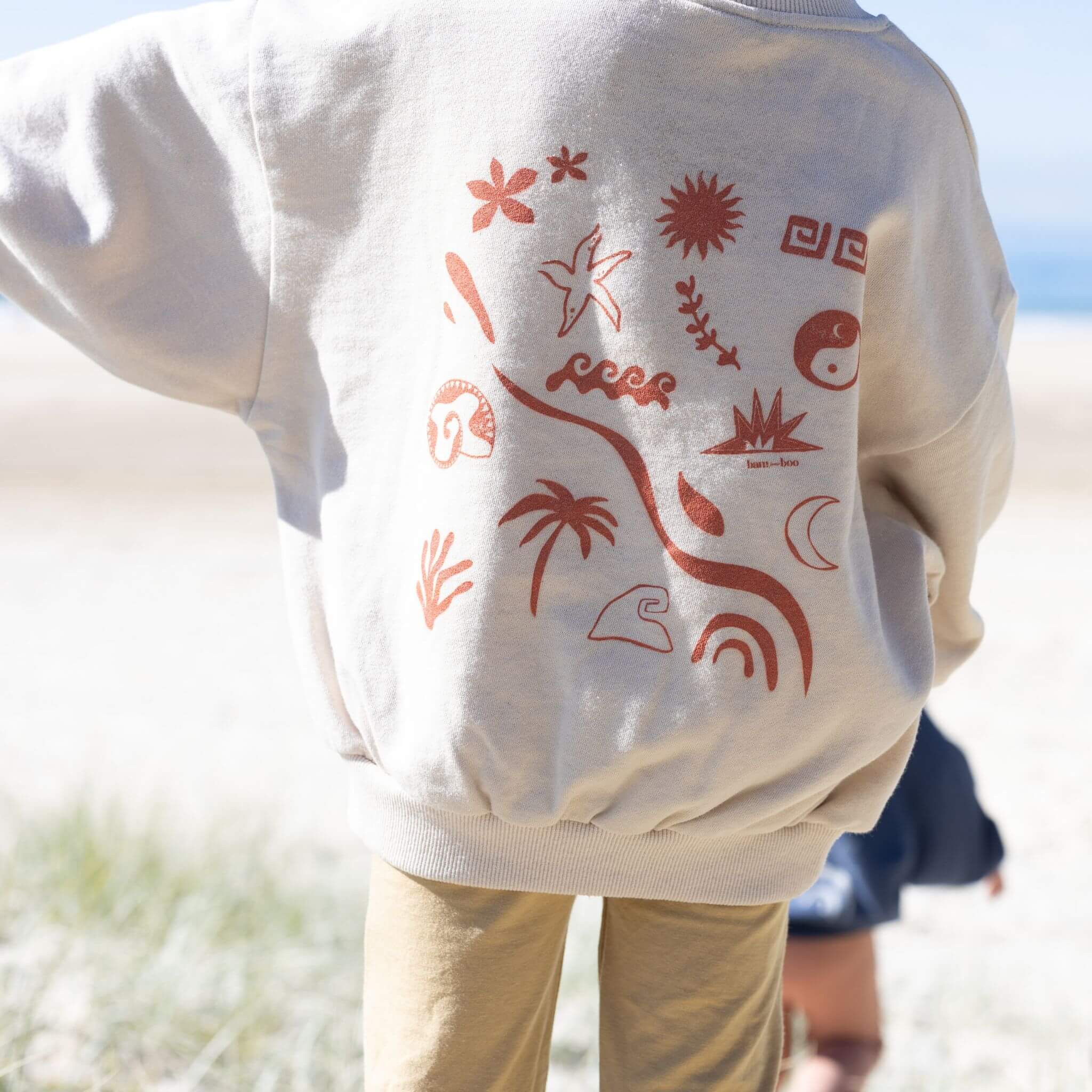 Organic Cotton Beachcomber Jumper | Stone