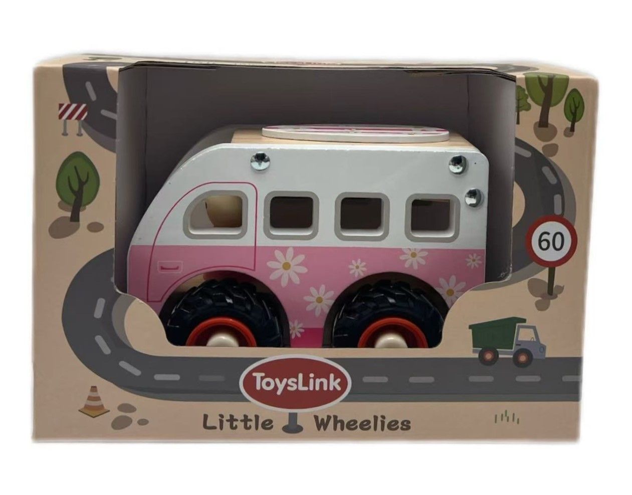 Wooden Pink Kombi