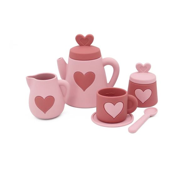 Pink Silicon Tea Set