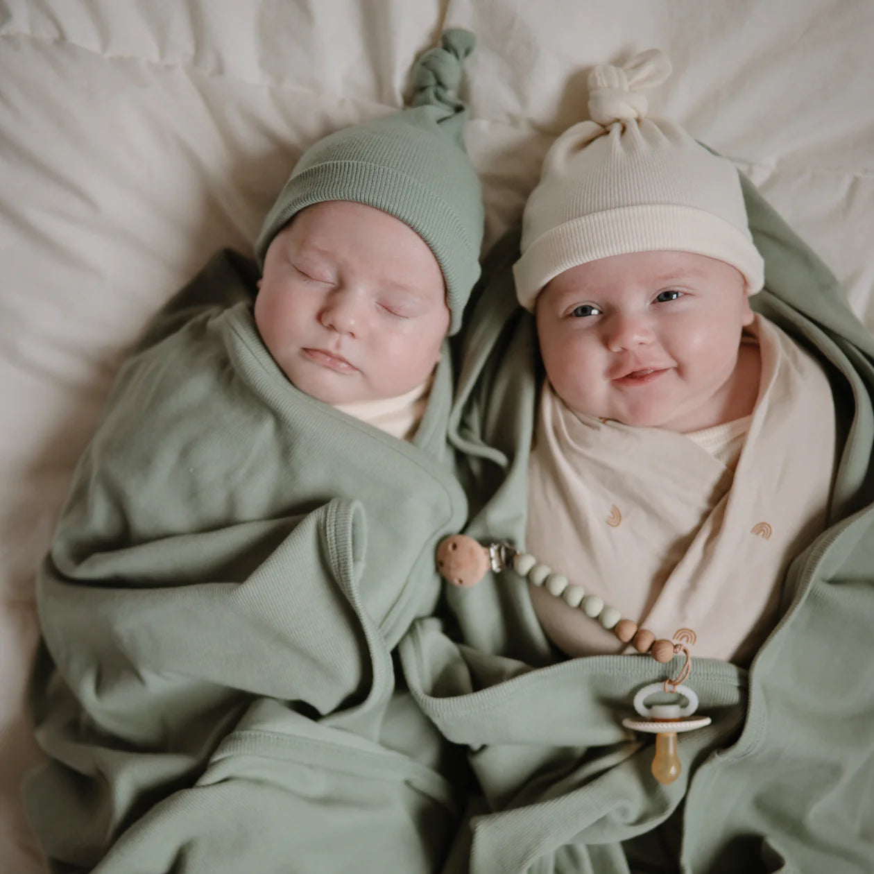 Ribbed Baby Blanket | Roman Green